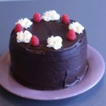 Dark & White Chocolate Raspberry Cake